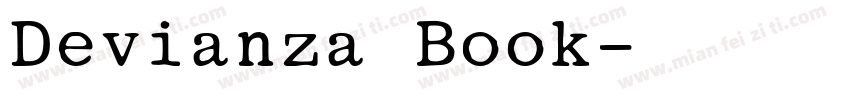 Devianza Book字体转换
